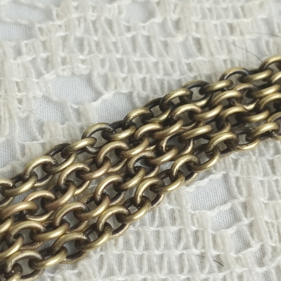 Bronze Pennti Sarpeneva Finnish Modernist Geometric Necklace Vintage 1960s 70s - Picture 6 of 9